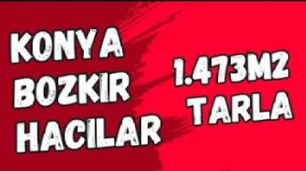 KONYA BOZKIR HACILAR KÖYÜNDE 1.473 M2 TARLA SATILIKTIR. - KONYA BOZKIR fotoğraf 9